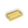 Practical Butter Cutting Container Butter Dish with Lid Butter Cutter Container Clear Plastic Butter Box for Kitchen Use