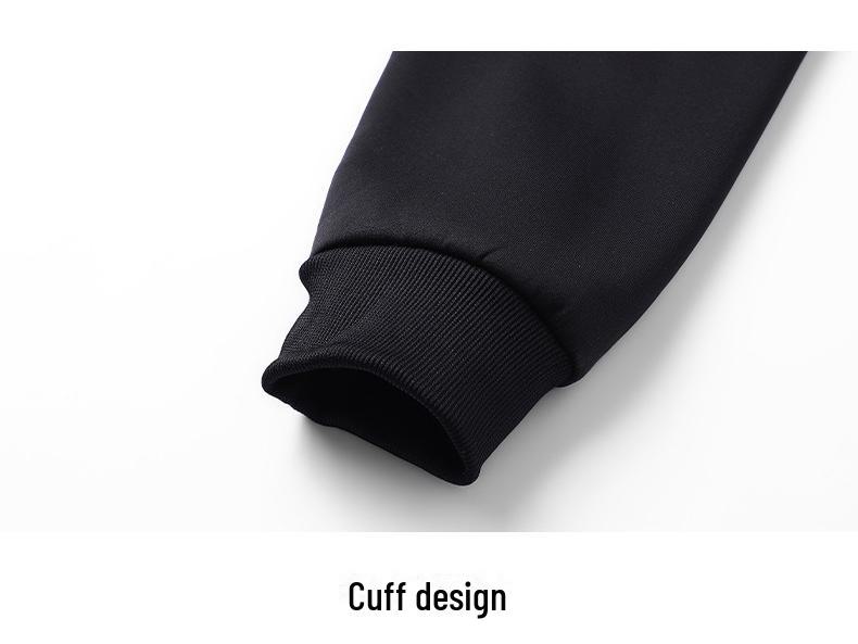 Men's European-Style Lambskin Hooded Cardigan - Autumn/Winter Casual Jacket Sweater