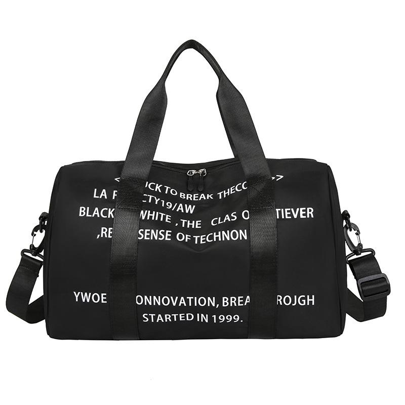 Casual portable short-distance travel bag New large-capacity sports fitness bag Oblique span luggage bag Yoga bag storage bag