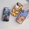 Cartoon  Capybara Art Case for Motorola Moto Edge 60 60s 70 G86 G56 G54 E14 G04S G45 G54 G64 S30 S50 X30 X40 X50 Ultra Pro Power