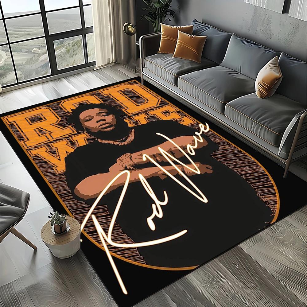 2025 New Style Rod Wave Rapper Area Rug,Carpet Rug for Home Living Room Bedroom Sofa Doormat Decor,kids Play Non-slip Floor Mat