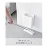 Yamazaki Jitsugyo [Gypsum Board Tweezers and Wood Screws Included] Wall Trash Can 7L Compatible with Gypsum Board Walls White W22 x D13.2 x H30cm