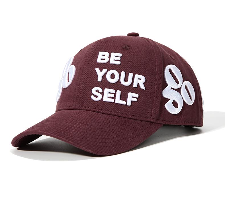 American Flat-Brim Cap with 3D Embroidered Custom Letters - High-Quality Trendy Baseball Hat