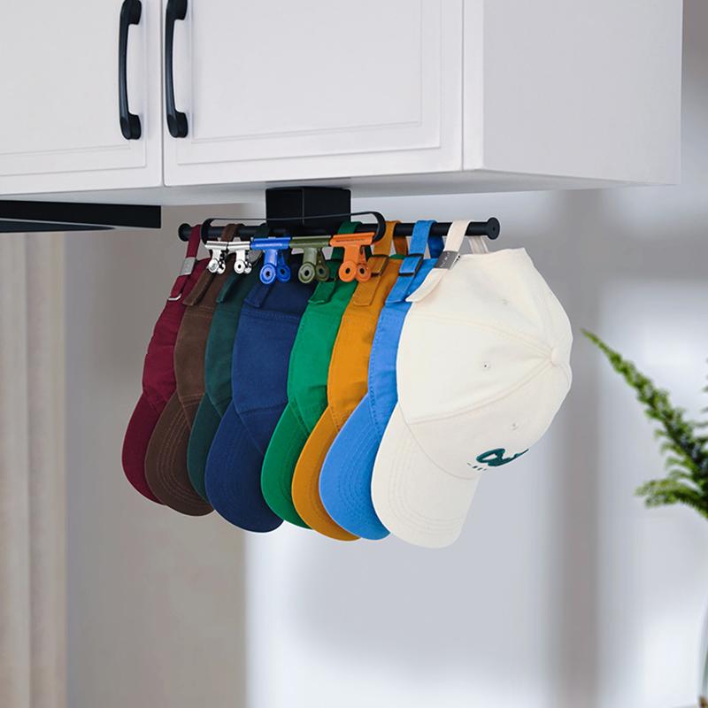 Carbon Steel Sun Hat Storage Rack Wall Mounted Hats Organizer Holders