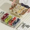 Plastic Divided Serving Tray Moisture-proof Dessert Container Snack Dry Fruit Tray  for Household