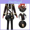 Exquisites Genshin Impact Diluc Cosplay Kostüm für Herren Halloween Party Requisiten