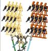 Star Wars Kampfdroide Bausteine Spielzeugfiguren Set für Jungen, DIY Montage Puzzle Steine Bausatz, Beutel mit Mehreren Stilen