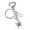 Fashion Butterfly Keychain Charm Multifuntional Bag Charm Key Accessory Alloy Texture Suitable for Key and Fashion Bags