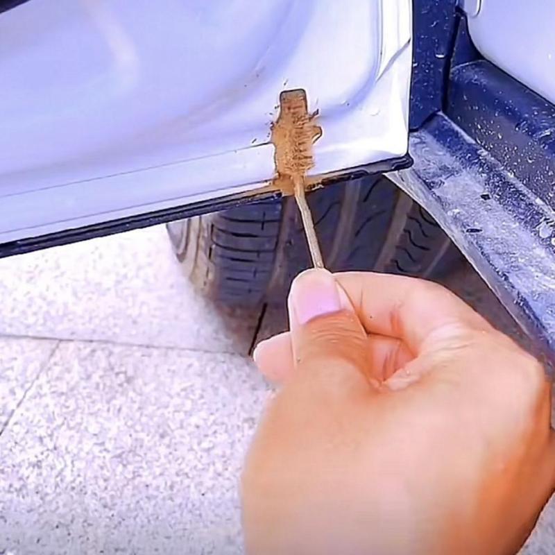 1Pc Car Sunroof Drain Hole Cleaning Brush Car Sunroof Drain Hole Dredger Pipeline Universal Cleaning Brush Dredger