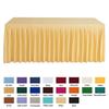 Modern Minimalist Table Skirt Hotel Conference Banquet Rectangular Dining Tables 120-240cm Length