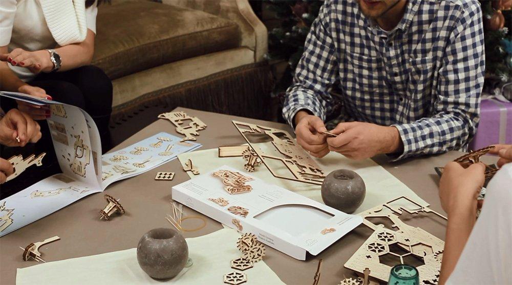 Ugears Safe Wooden Toy, Build Your Own 3D Puzzle, 70011 [Used]