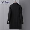 Men's Autumn/Winter Wool Blend Suit Collar Overcoat