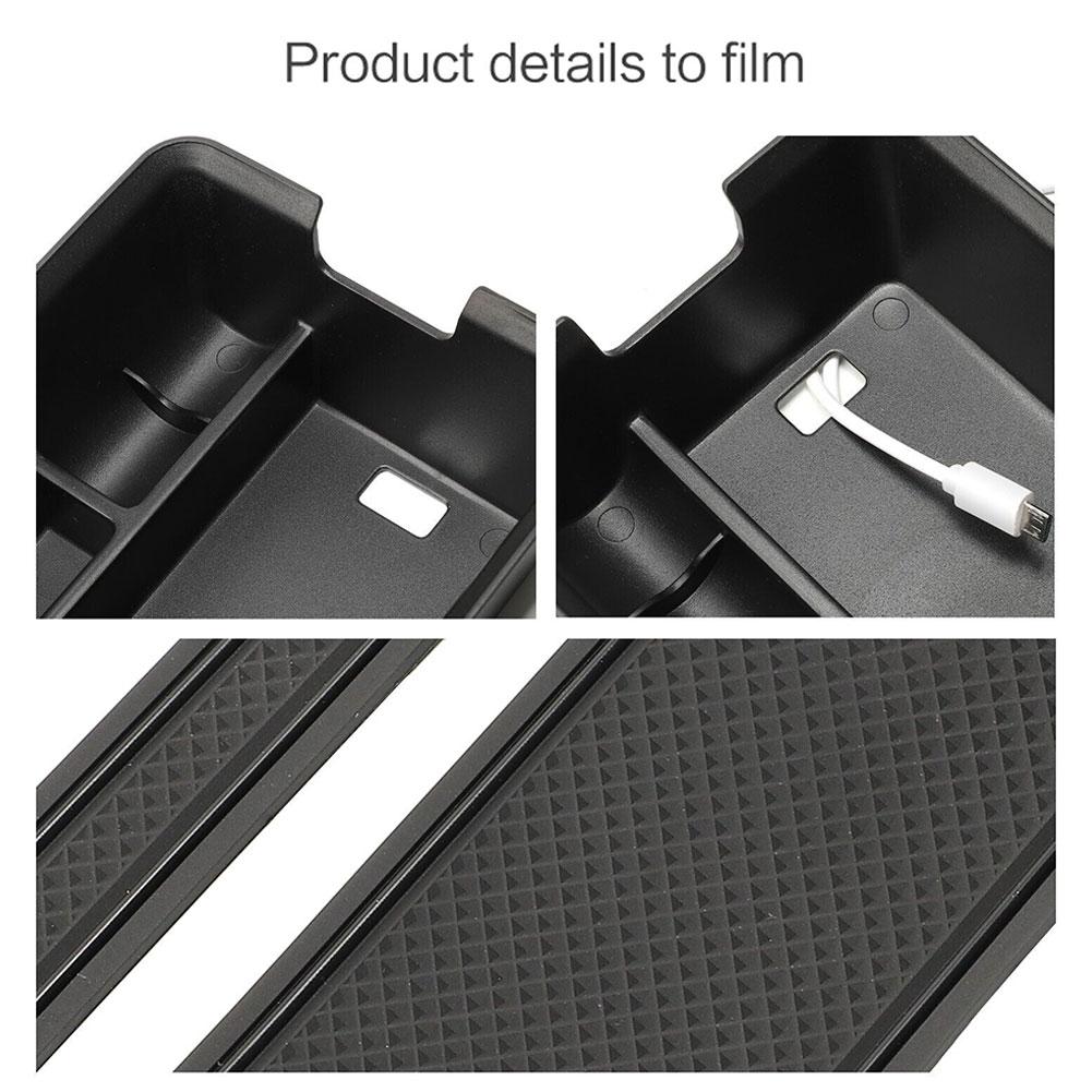 Schowek podłokietnika konsoli środkowej Dla Renault Megane E-Tech 2024 2024 Akcesoria samochodowe Przechowywanie Uporządkowanie Pudełko do przechowywania w samochodzie