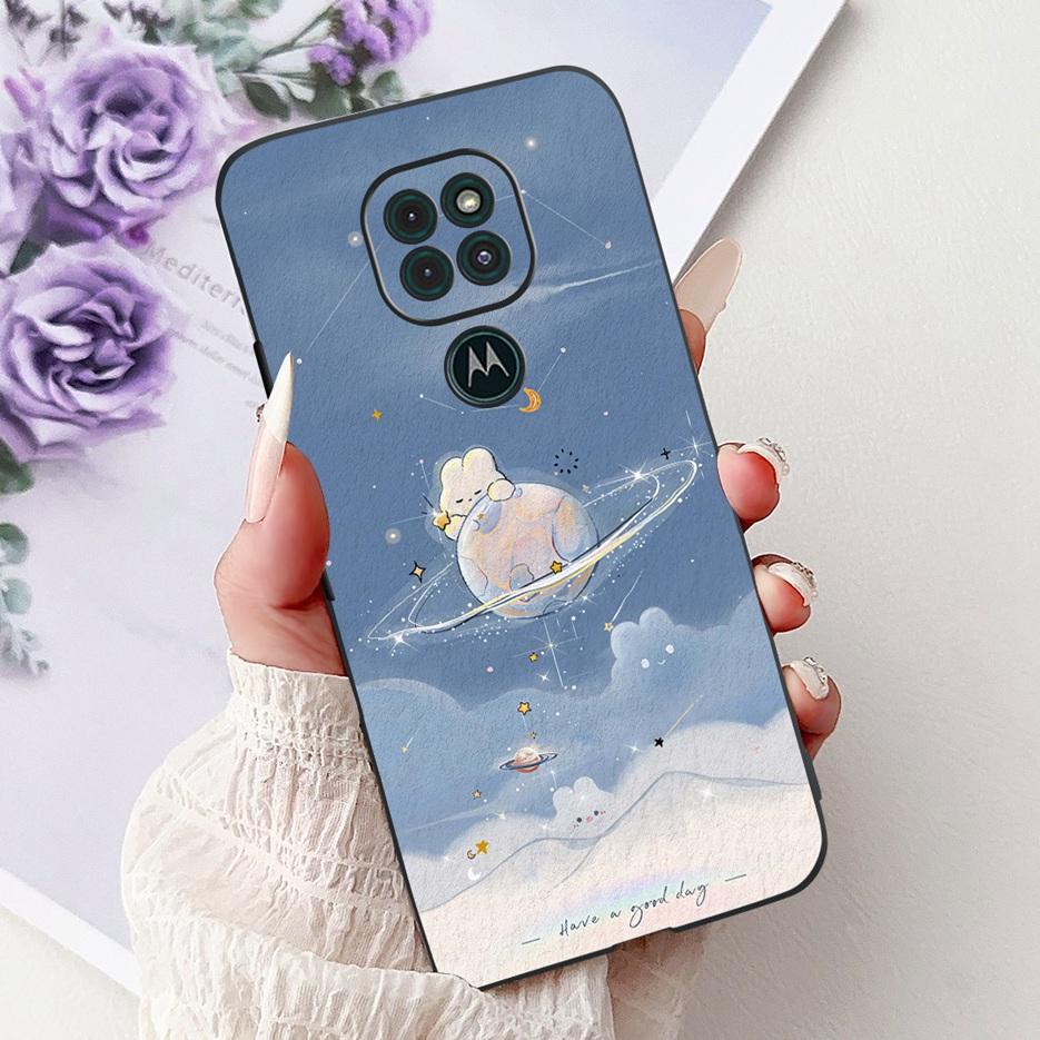 For Motorola Moto G9 Play Case Colorful Flowers Painted Cover Soft TPU Phone Cases For Motorola Moto G9 Plus MotoG9 Power Fundas