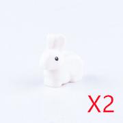 MOC Building Blocks Mini Bricks City Animal Zoo Fram Owl Goat Swan Pig Tortoise Rabbit Chicken Duck Accessories DIY Toys Gifts
