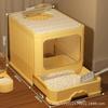 Odor-Proof Top-Entry Cat Litter Box with Free Shipping - Anti-Splash, Fully Enclosed Design