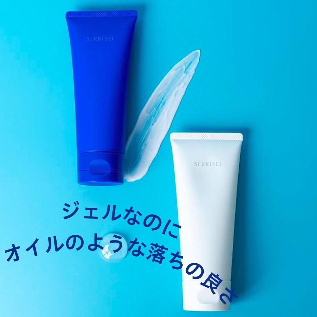 Sekkisei Clear Wellness Cleansing Gel for Sensitive Skin, Pore Care, 140g - Gentle Makeup Remover & Facial Cleanser