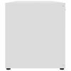 TV Cabinet in White 120 x 34 x 37 cm Engineered Wood