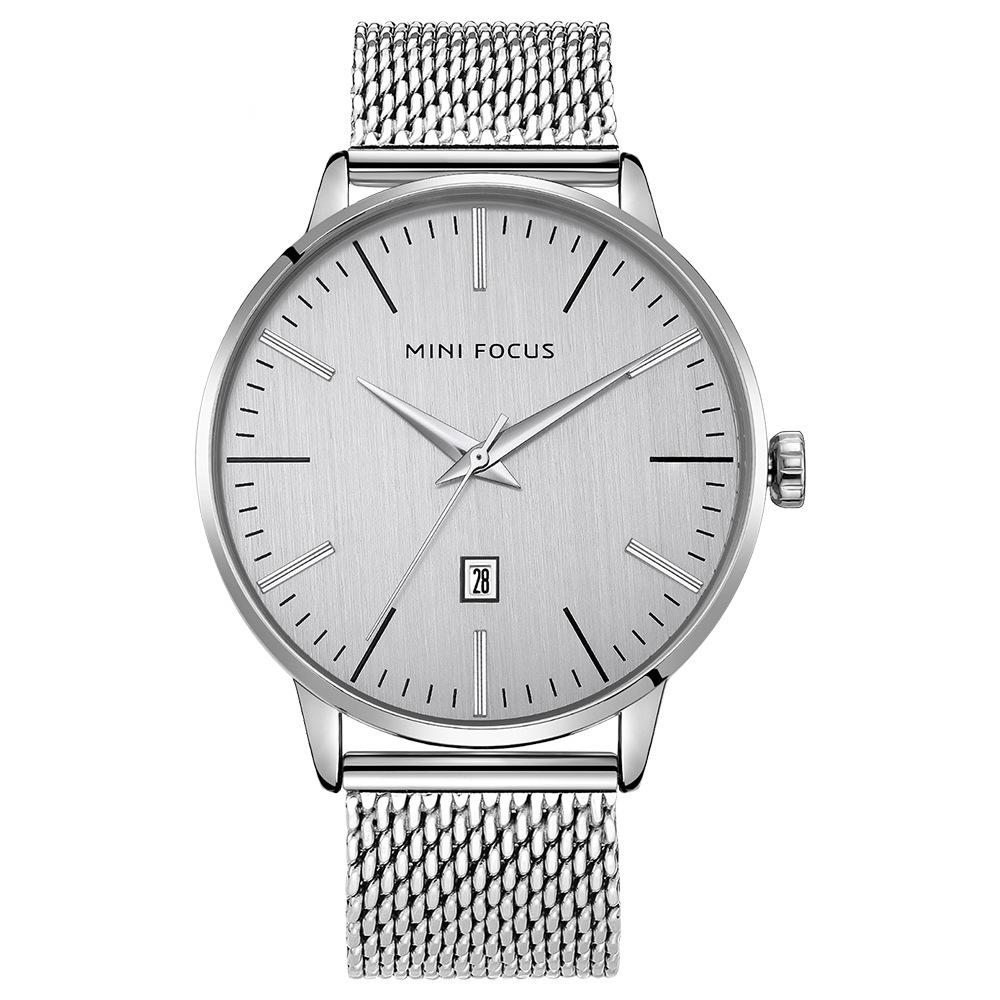 

Men s Watch Japanese Movement Calendar Waterproof Fashion Mesh Strap Watch