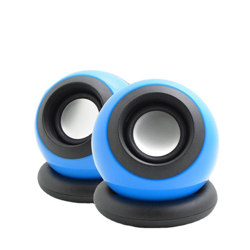 Jiteng JT015 Mini USB Lautsprecher E-06 - Kleiner Computerlautsprecher mit Magic Ball Design