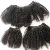Kinky Straight Virgin Remy Brazilian Hair Drawstring Ponytail Extensions Clip in Pony Tail Women Hairpiece Long Water Wave Afro