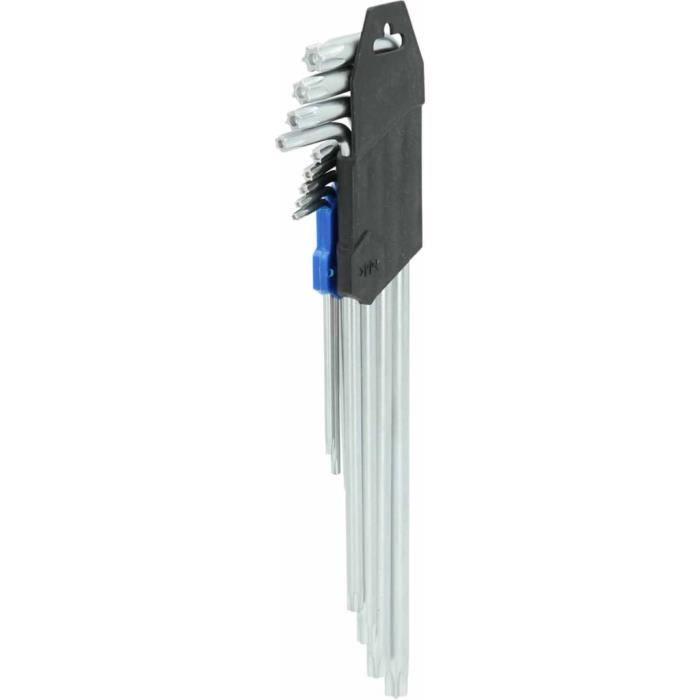 Jeu De Clés TORX® Longues À Tête Sphérique - BRILLIANT TOOLS - 9 Pièces - Acier Trempé - Etui De Rangement