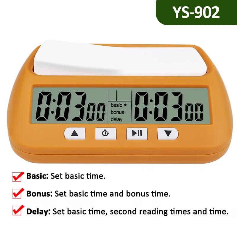 YS9901/YS902 Multipurpose Portable Professional Chess Clock Digital Chess Timer Game Timer Count Up/Down Precise Game Stopwatch3