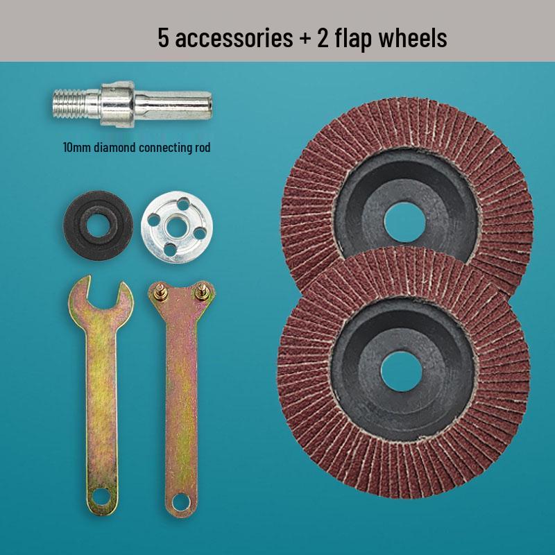 Hand Drill-to-Grinder Conversion Kit: Cutting, Polishing & Grinding Accessory Set