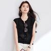 CARBAMMI Women's Thin Knit Sleeveless Cardigan Vest