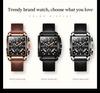 New Olevs 9919 Stone Gifts Waterproof Digital Sports Luxury Genuine Leather Strap Watches Men Wrist Men Japan Quartz Watch
