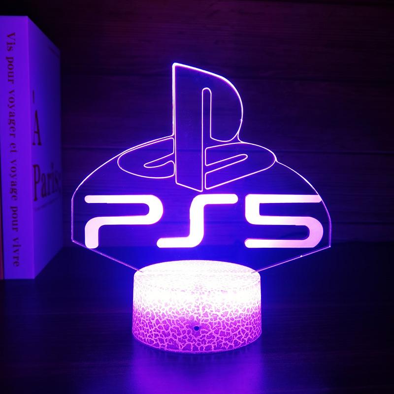 3D Visuelles Spielornament Licht E-Sport Atmosphäre Licht 3D Nachtlicht Gamepad Dekorative Leuchte