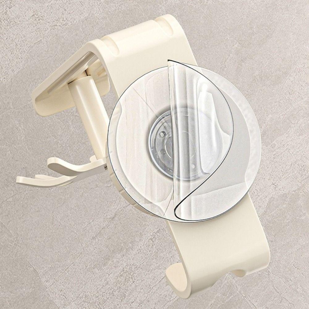 360 Degrees Rotatable Kitchen Hook Non Punching Spoon Hanging Rack  Bathroom