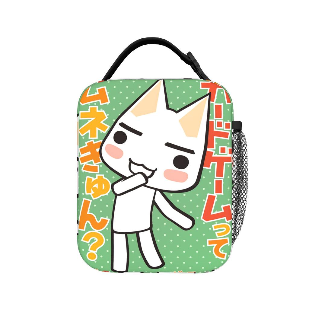 Toro Inoue Cat Lunch Bag For Child Graphic Design Lunch Box Vintage Office Cooler Bag Portable Insulated Oxford Tote Food Bags