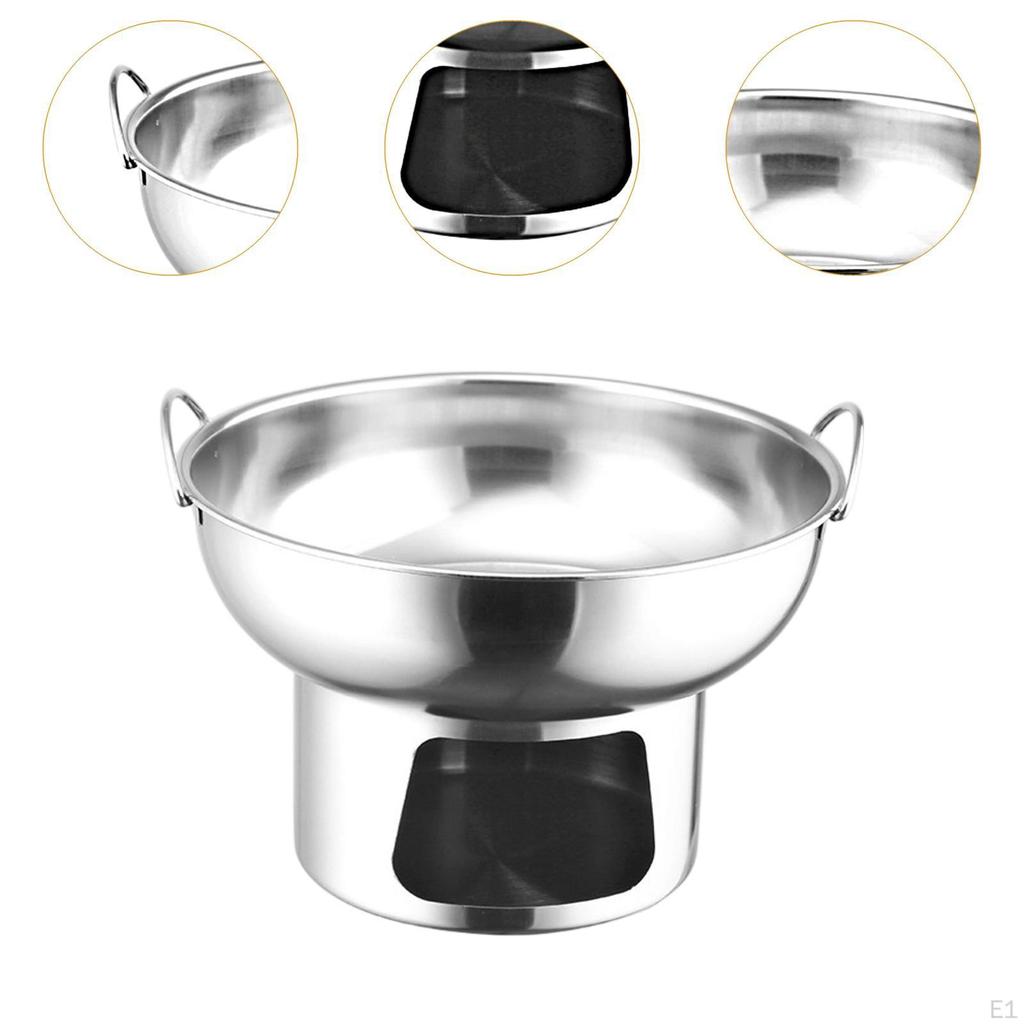 Edelstahltopf Chinesischer Kleiner Hotpot Dessert Traditionell für Küche