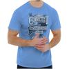 Connecticut Constitution State Map Tourist Adult Short Sleeve Crewneck Tee