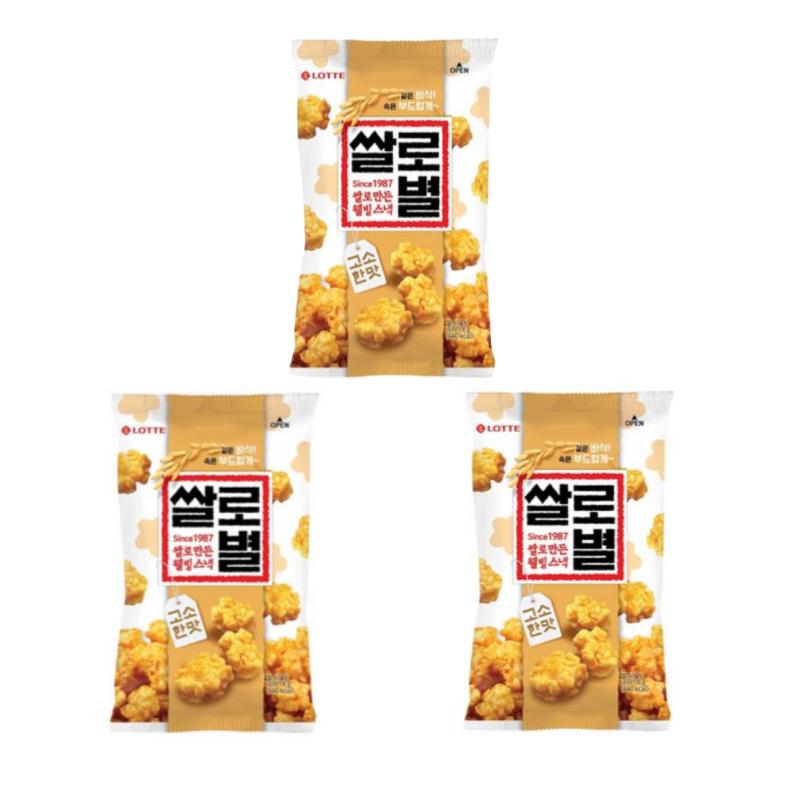 Lotte Ssalrobyeol Savory Flavor 78g (3 Options)