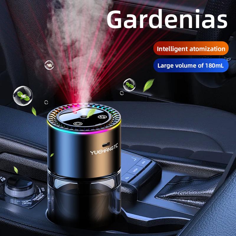 Smart Car Aroma Diffuser with Ambient Light & Automatic Spray – Premium Car Decoration