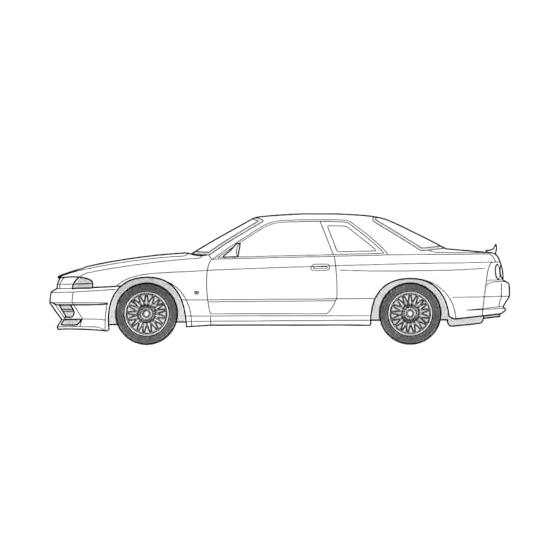 1/24 Серия Wangan Midnight №3 Nissan Skyline GT-R (Р32) Пластиковая модель Reina