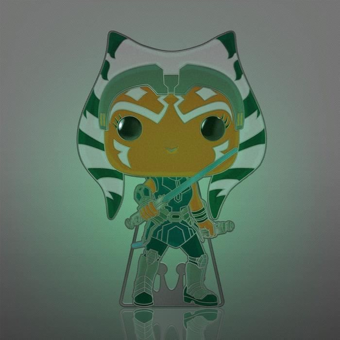 Pin's émaillé - FUNKO - Ahsoka - Métal - Glow-in-the-Dark - 10 cm