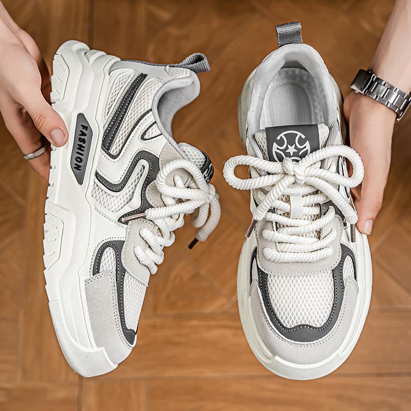 Men 's Casual Four Seasons Fashion Skateboarding Students Comfortable Sneakers Boys Trending Soft Sole Breathable Shoes