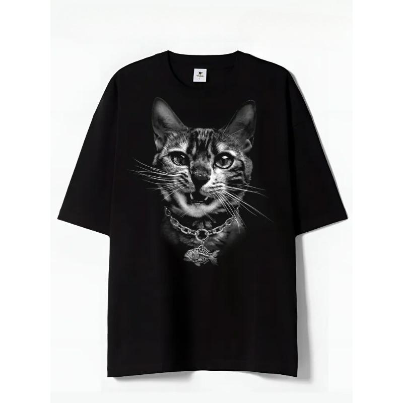 European sizes Cat Strike T-Shirt S