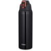 Thermos Water Bottle Vacuum Insulated Sports Bottle 1.5L Black Valencia Cold Storage Only FHT-1502F BKV