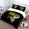 Nirvana Love Buzz Stampa Ape Set Biancheria da Letto Copripiumino Copripiumino Federe  (1*Copripiumino 2*Federe, senza piumino)