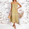 2025 Europe, America, Cross-border Japan and South Korea New Simple and Versatile Strap Skirt, Loose and Thin Temperament Suspender Dress