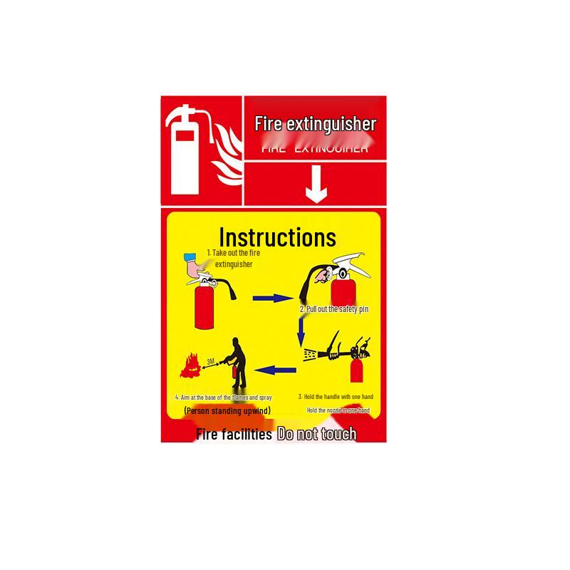 AnYi GNG-336 Outdoor PP Safety Signs 15x20cm