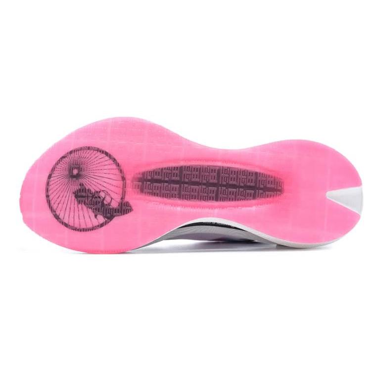 New LiNing Shadow 1.0 Cushioning Low top Running Shoes Women's Pink White ARRS010-1