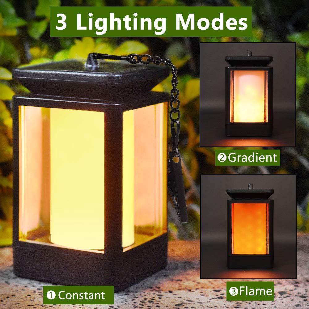 Homlly Outdoor Solar Lantern Lamp (3 modes)