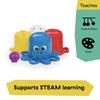 Baby Einstein Stackable Cup with Octopus Bath [3 Months and Up] Bath Toy, Water Play, 13145