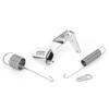 Car Carburetor Throttle Cable Bracket with Dual Return Spring Set Stainless Steel Parts