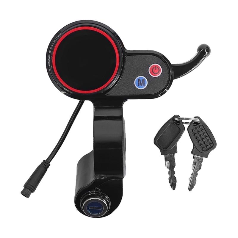 

6 Pin LCD Dashboard Display Screen Universals LCD Instrument Display Panel for Electric Scooter Controllers Enduring 1